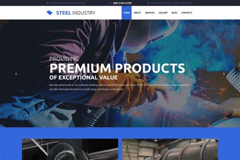 metal fabrication website template|Fabrication Website Templates .